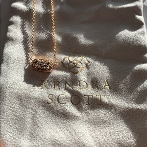 Kendra Scott Elisa Rose Gold Druzy Necklace✨
